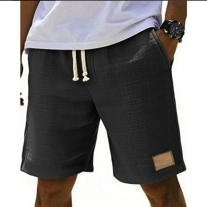 Bastian | Herren Bermuda Shorts mit Kordelzug - Light Grey - Image 3