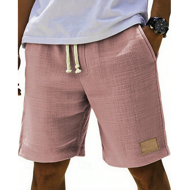 Bastian | Herren Bermuda Shorts mit Kordelzug - Light Grey - Image 8