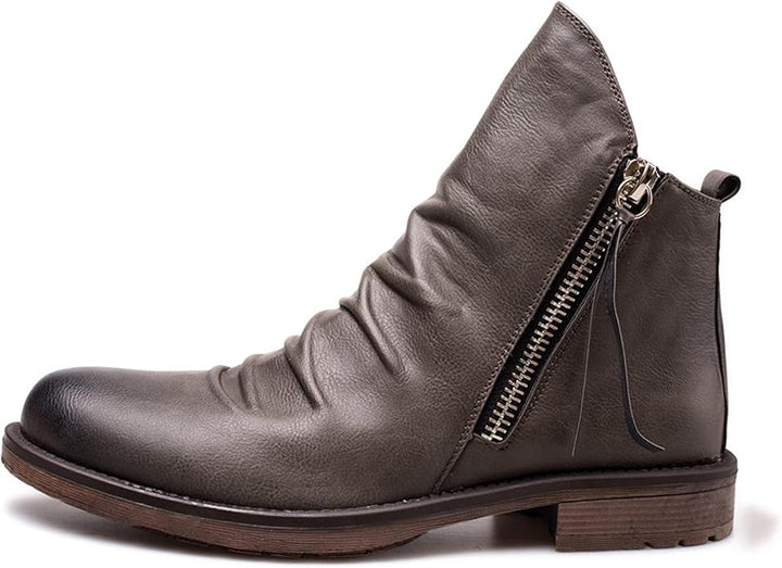 Bastian | Herren Stiefeletten mit Reißverschluss - Brown - Image 5