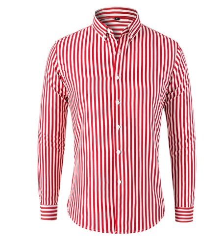 Benedikt | Herren Gestreiftes Langarmhemd - Striped - Image 4