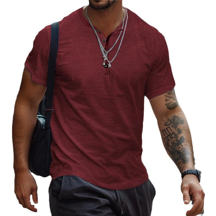 Benedikt | Herren Lockeres Poloshirt - White - Image 6