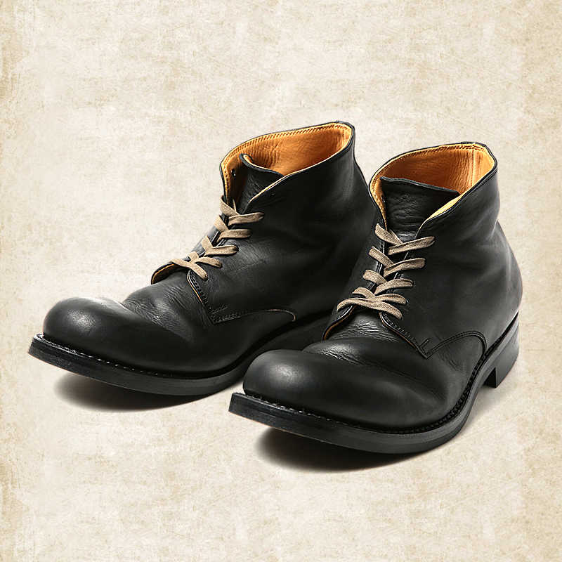 Ford | Herren Schnürstiefel Leder Vintage Ankle Boots