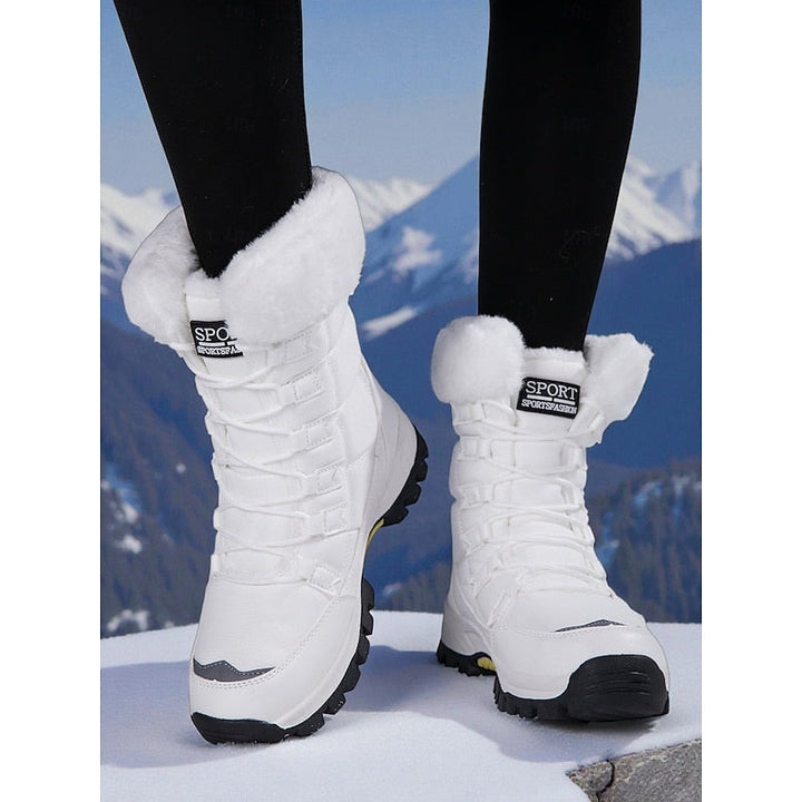 Bergfrid | Damen Wasserdichte Winterstiefel Gefüttert - White - Image 1