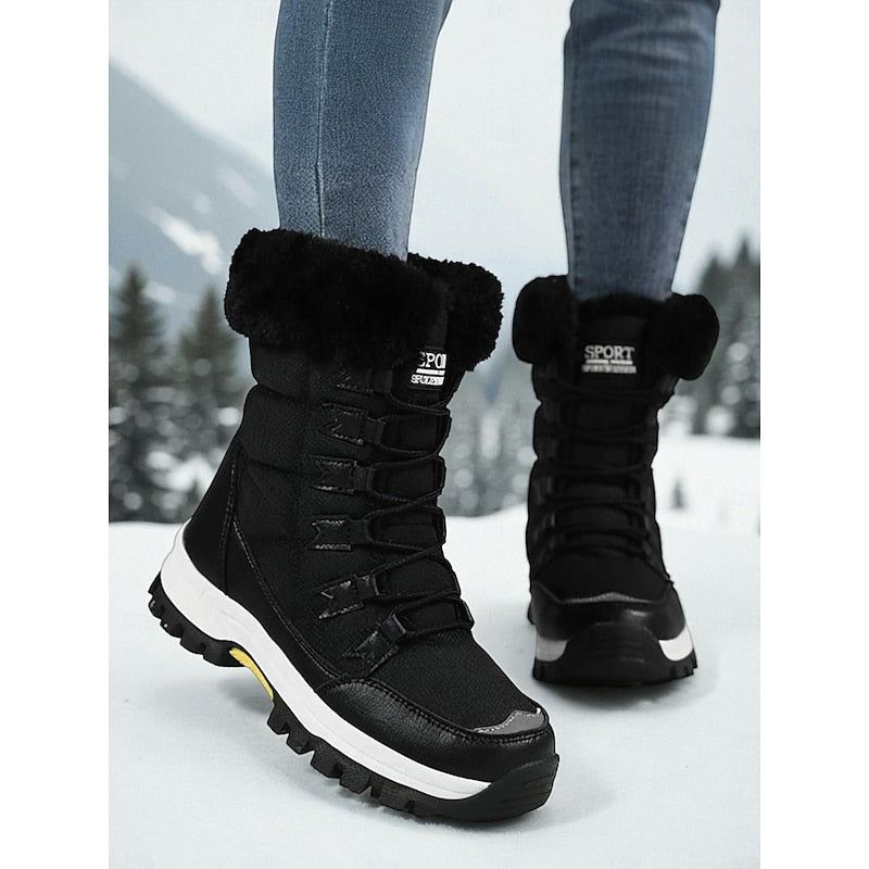 Bergfrid | Damen Wasserdichte Winterstiefel Gefüttert - White - Image 7