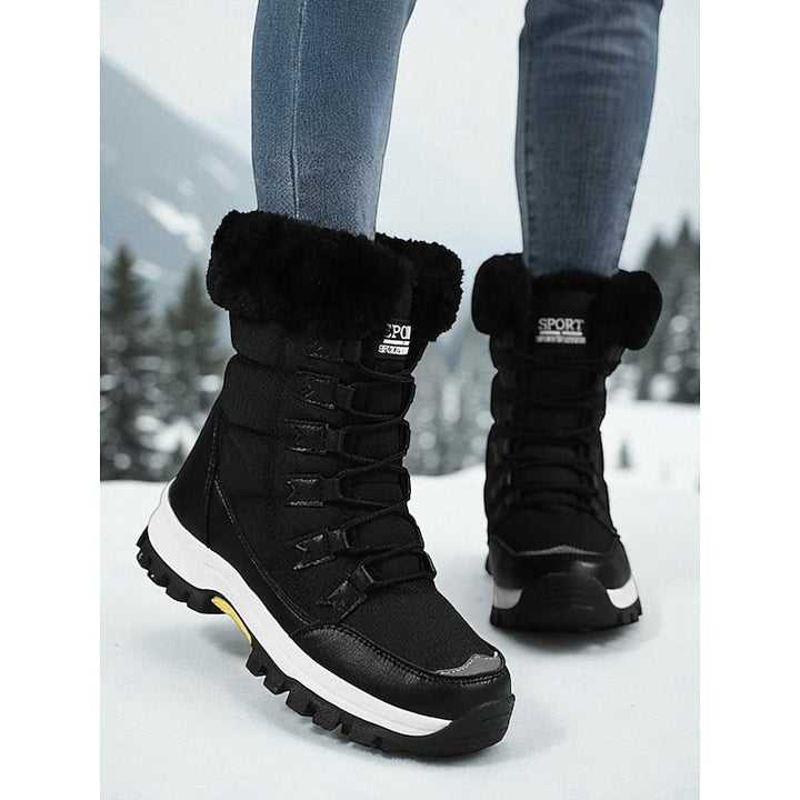 Bergfrid | Damen Wasserdichte Winterstiefel Gefüttert - White - Image 7