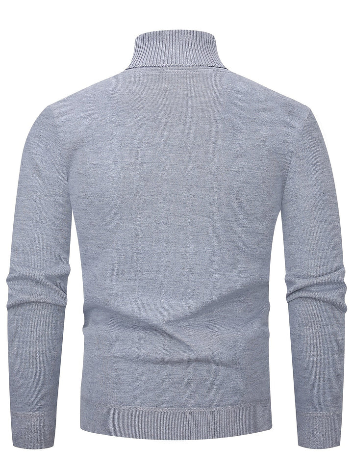 Bertwin | Herren Rollkragenpullover Warm Gefüttert - Black - Image 20