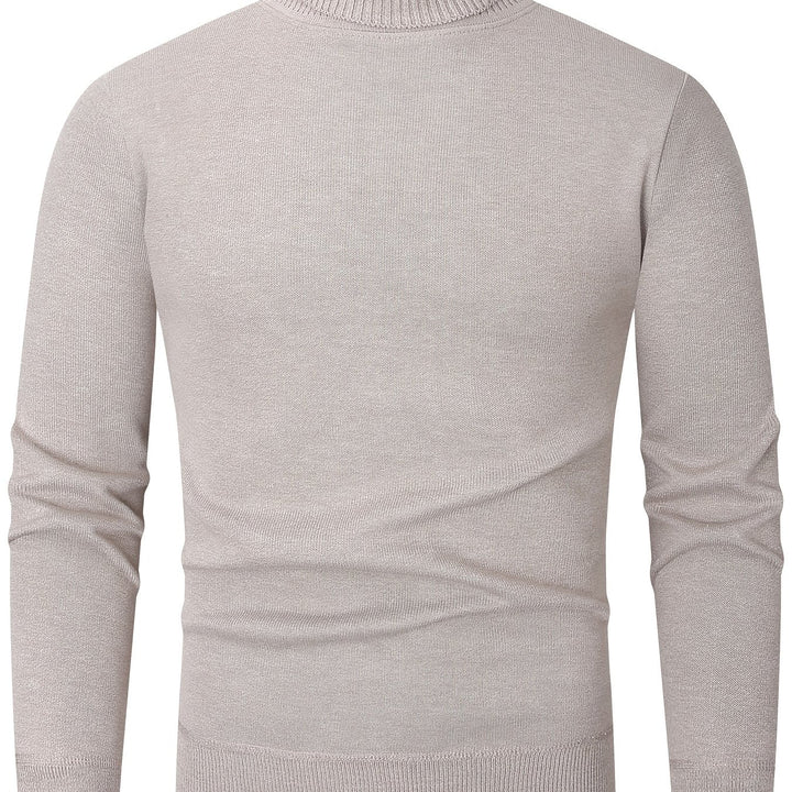 Bertwin | Herren Rollkragenpullover Warm Gefüttert - Black - Image 23