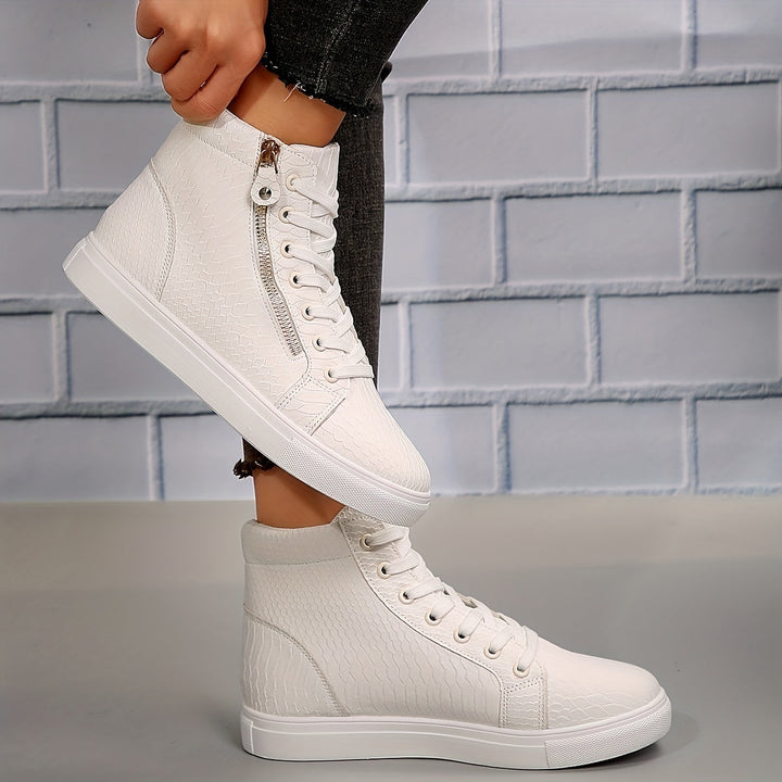 Birte | Damen High-Top Sneaker Schwarz - Black - Image 2