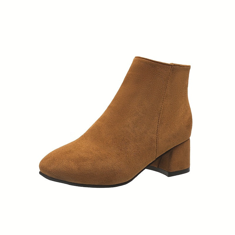 Brigitte | Damen Chelsea Ankle Boot mit Blockabsatz - Black - Image 7