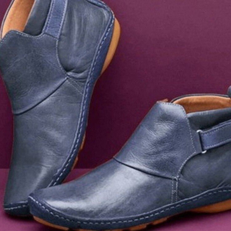 Britta | Damen Ankle Boot mit Riemenverschluss, 68 - Red - Image 3