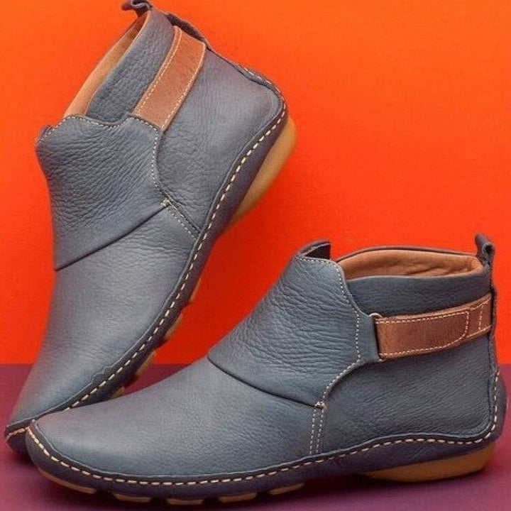 Britta | Damen Ankle Boot mit Riemenverschluss, 68 - Red - Image 4