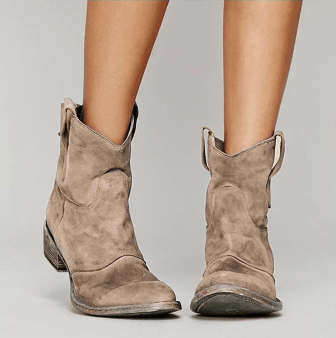 Britta | Damen Ankle Boots im Westernstil, Blau - Blue - Image 2