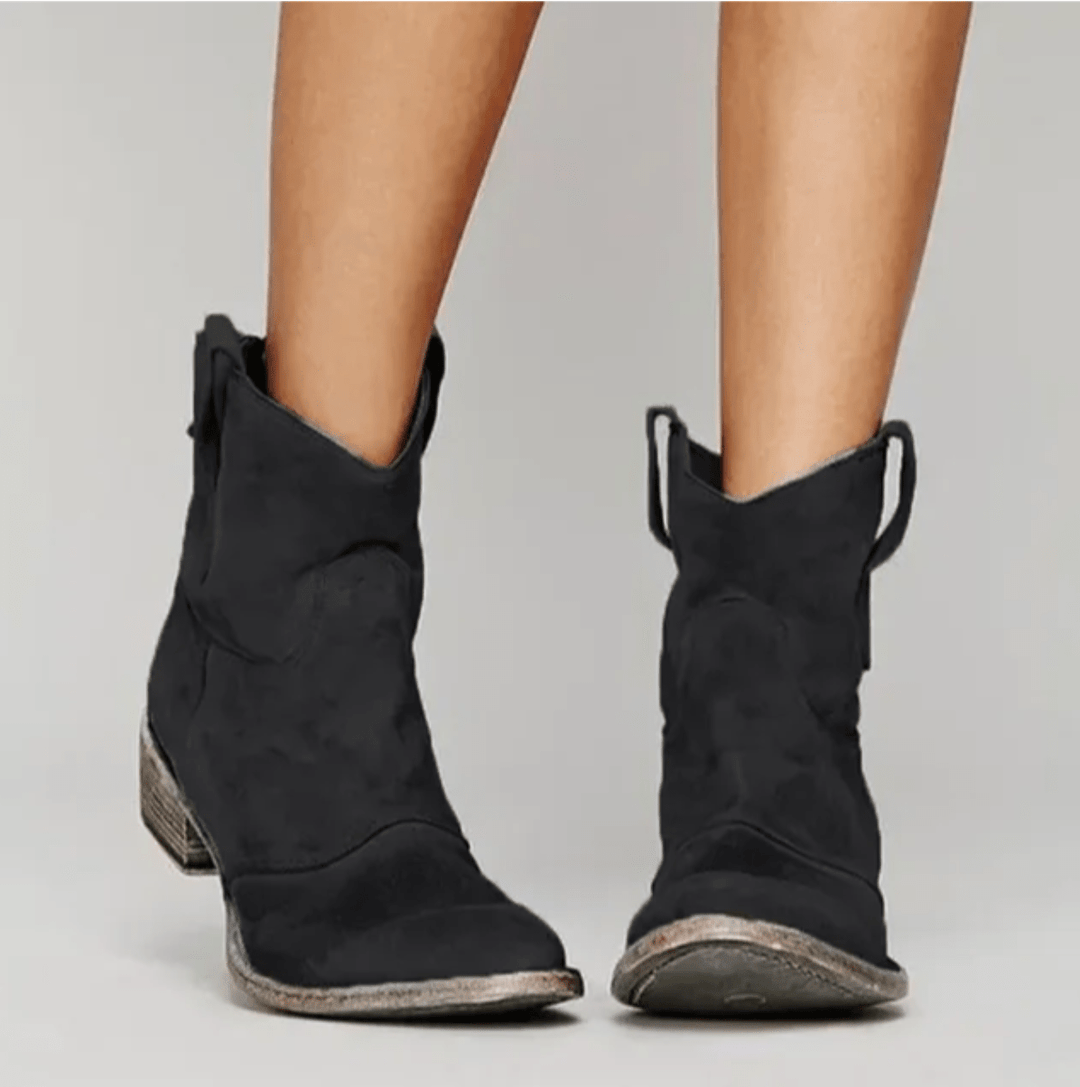 Britta | Damen Ankle Boots im Westernstil, Blau - Blue - Image 3