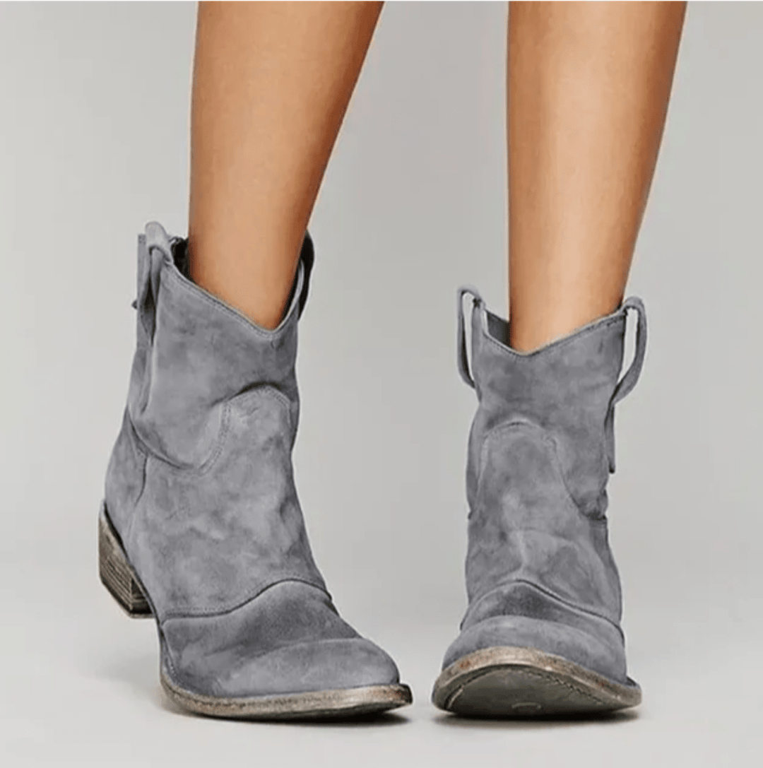 Britta | Damen Ankle Boots im Westernstil, Blau - Blue - Image 4