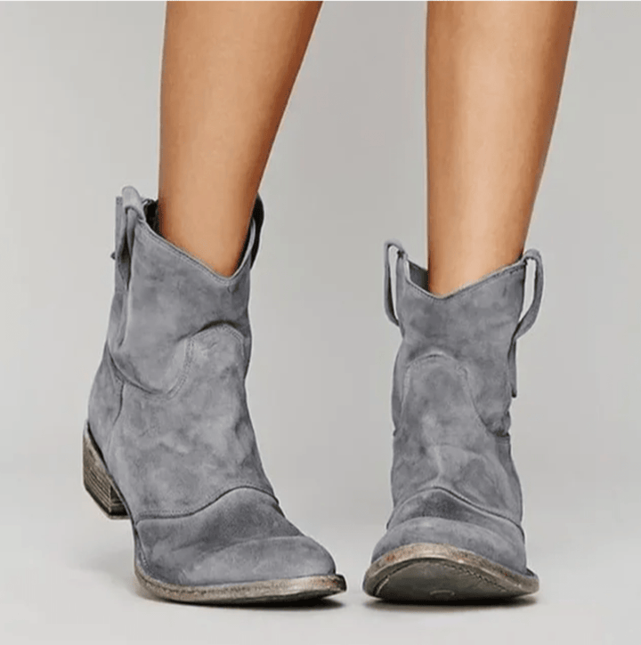 Britta | Damen Ankle Boots im Westernstil, Blau - Blue - Image 4