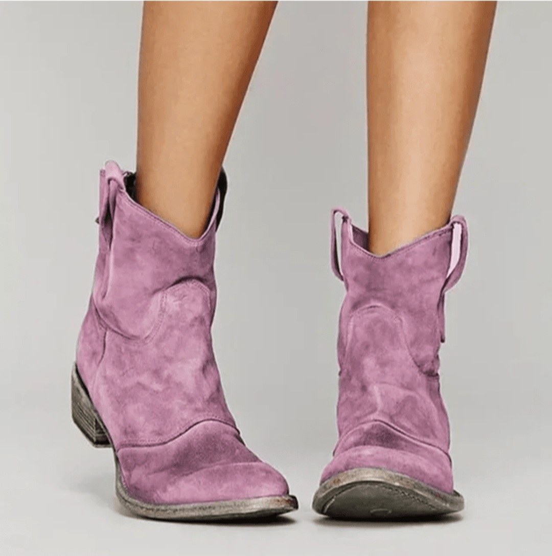 Britta | Damen Ankle Boots im Westernstil, Blau - Blue - Image 5