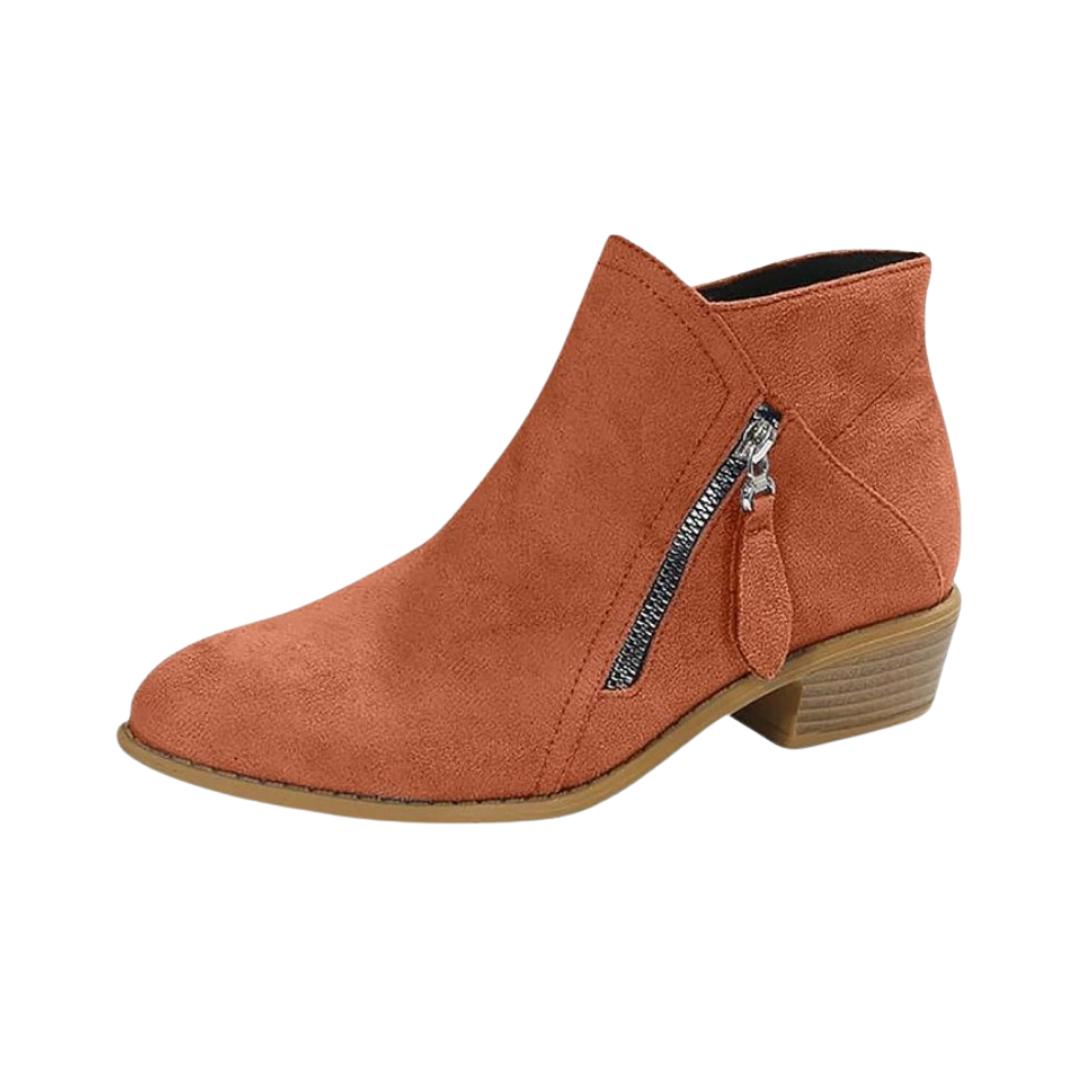 Britta | Damen Ankle Boots mit Blockabsatz, 69 Zeichen - Black - Image 3