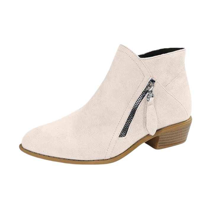Britta | Damen Ankle Boots mit Blockabsatz, 69 Zeichen - Black - Image 5