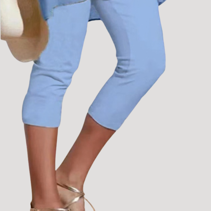 Brunhilde | Damen Capri Leggings 3/4 Länge - Black - Image 2