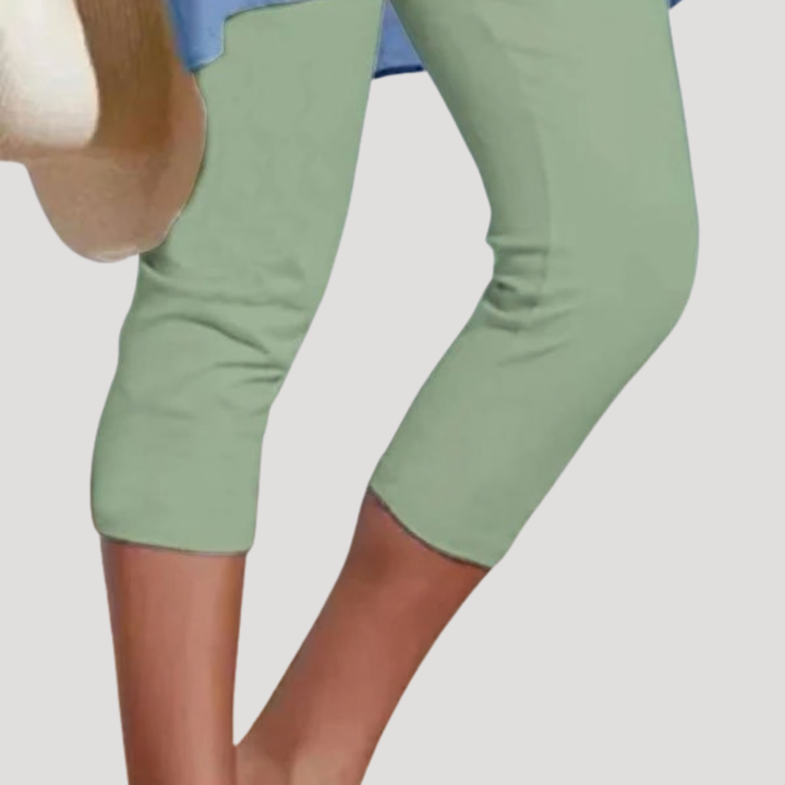 Brunhilde | Damen Capri Leggings 3/4 Länge - Black - Image 3
