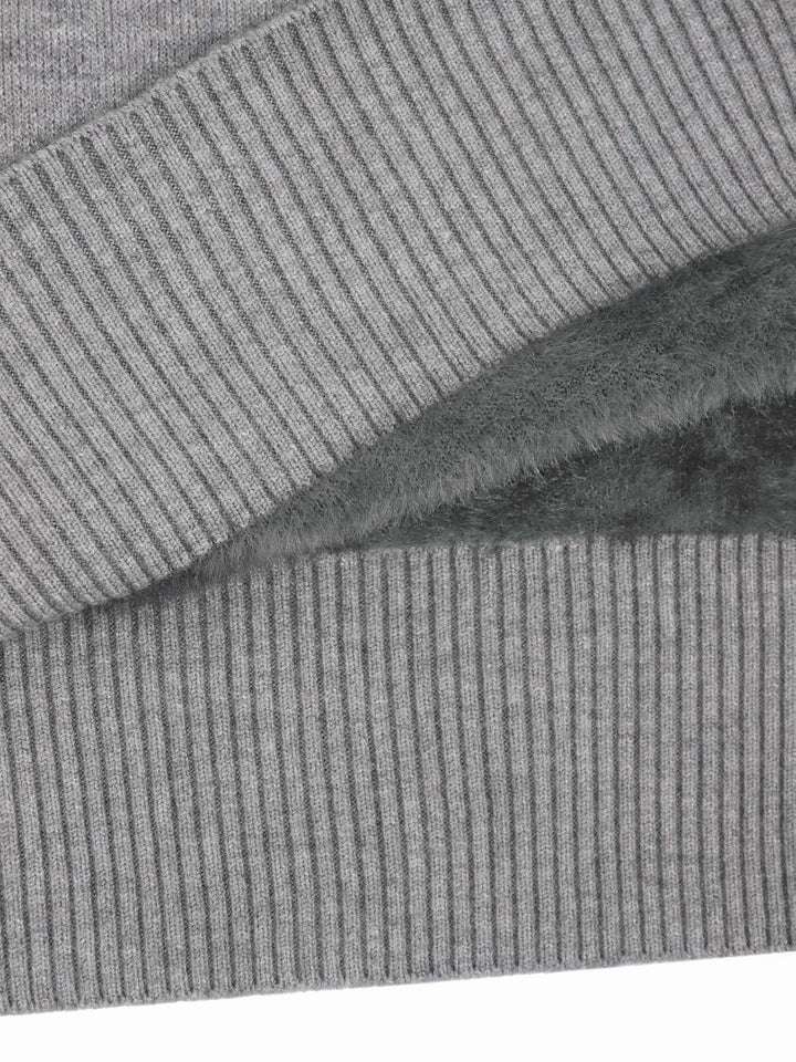 Brynhild | Damen Rollkragenpullover gefüttert Strickpullover - Camel - Image 22