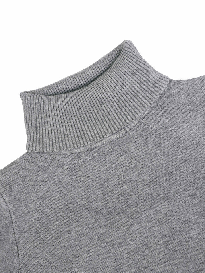 Brynhild | Damen Rollkragenpullover gefüttert Strickpullover - Camel - Image 24