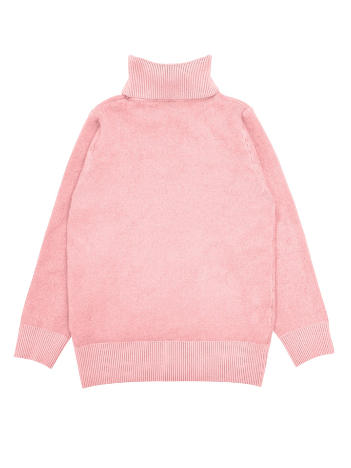 Brynhild | Damen Rollkragenpullover gefüttert Strickpullover - Camel - Image 32