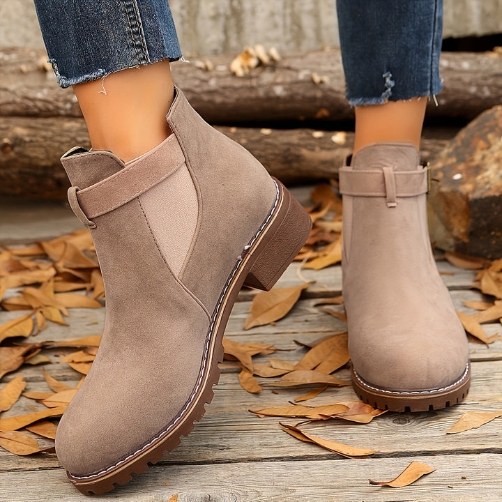 Brynn | Damen Ankle Boots Blockabsatz Stiefeletten - Image 5