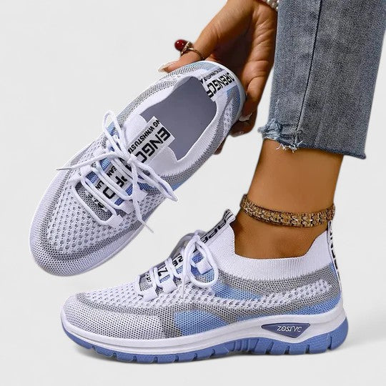 Sky | Damen Mesh Sneaker Schnürschuh Leichter Freizeitschuh