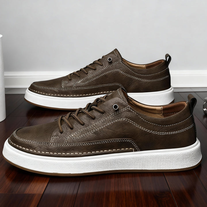 Caius | Herren Low-Top Schnürschuhe Sneaker - Black - Image 4