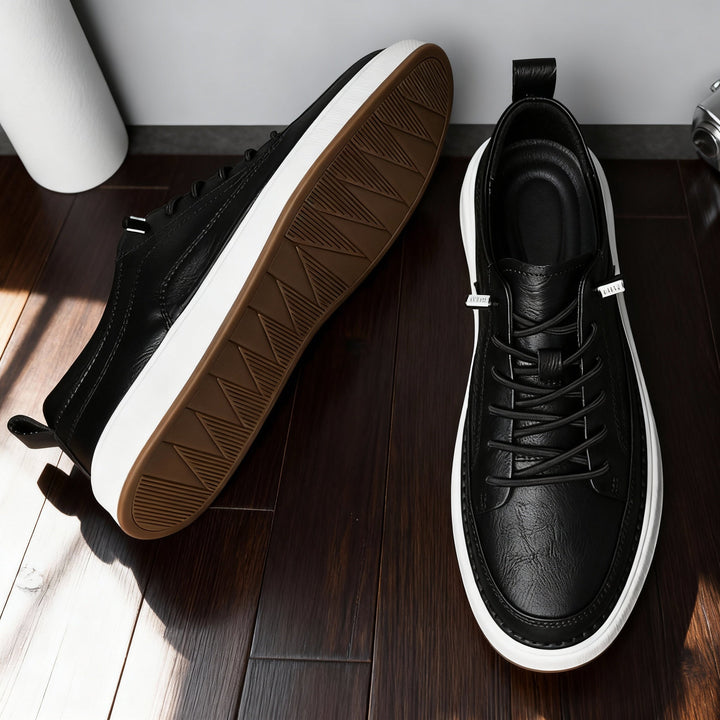 Caius | Herren Low-Top Schnürschuhe Sneaker - Black - Image 5