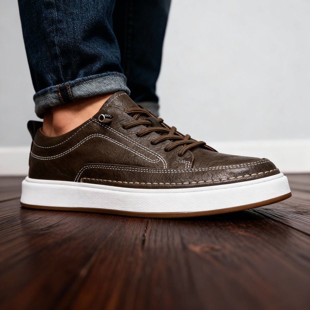 Caius | Herren Low-Top Schnürschuhe Sneaker - Black - Image 8