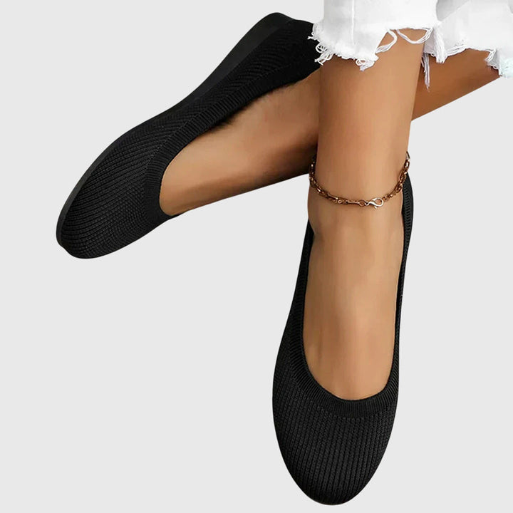 Calypso | Damen Ballerinas rutschfest atmungsaktiv - Black - Image 1