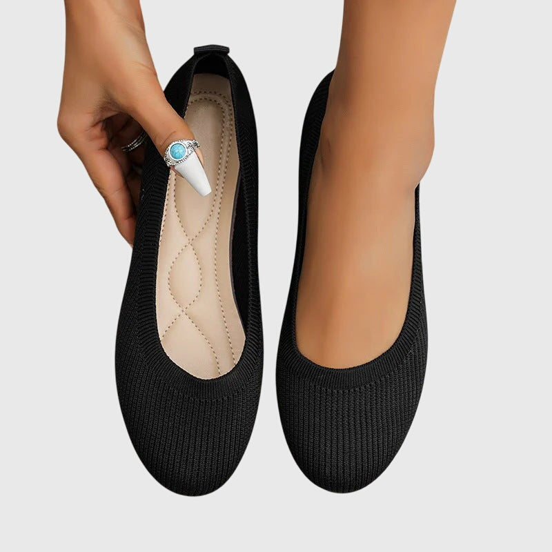 Calypso | Damen Ballerinas rutschfest atmungsaktiv - Black - Image 2