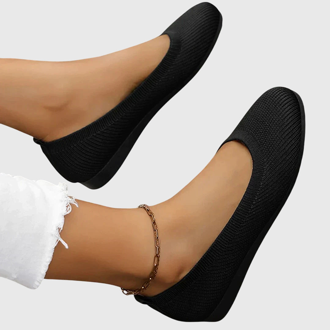 Calypso | Damen Ballerinas rutschfest atmungsaktiv - Black - Image 3