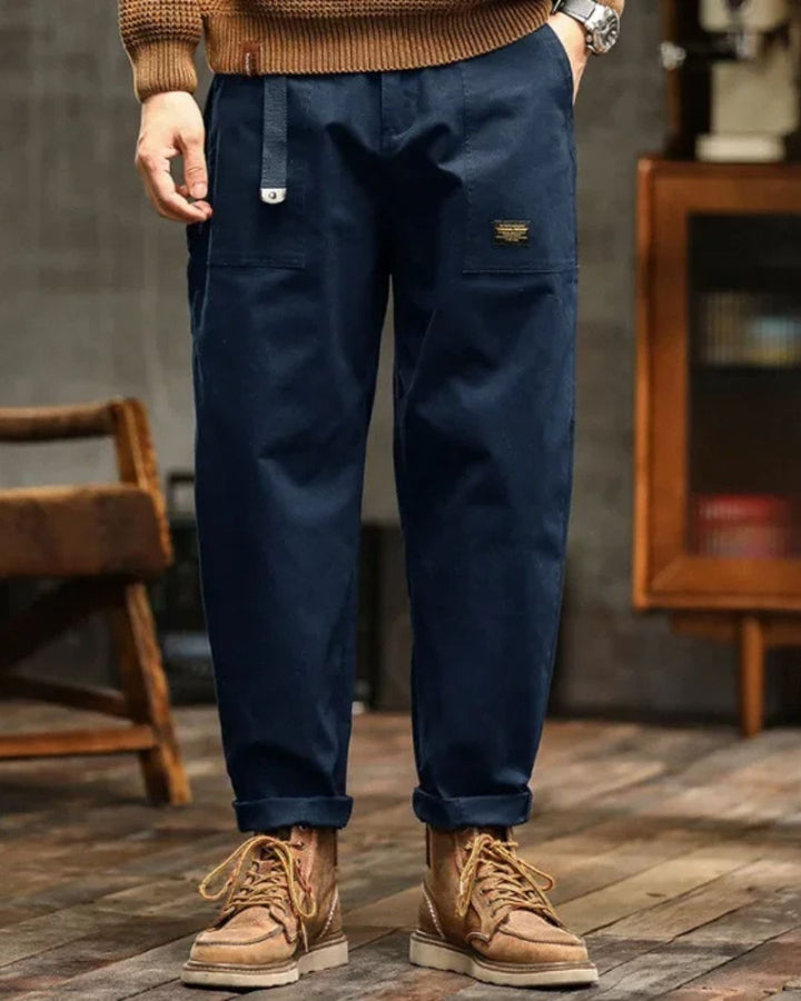 Rex | Herren-Cargohose, lockere Passform, Vintage-Waschung