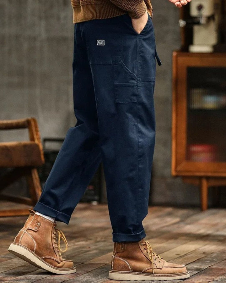 Rex | Herren-Cargohose, lockere Passform, Vintage-Waschung