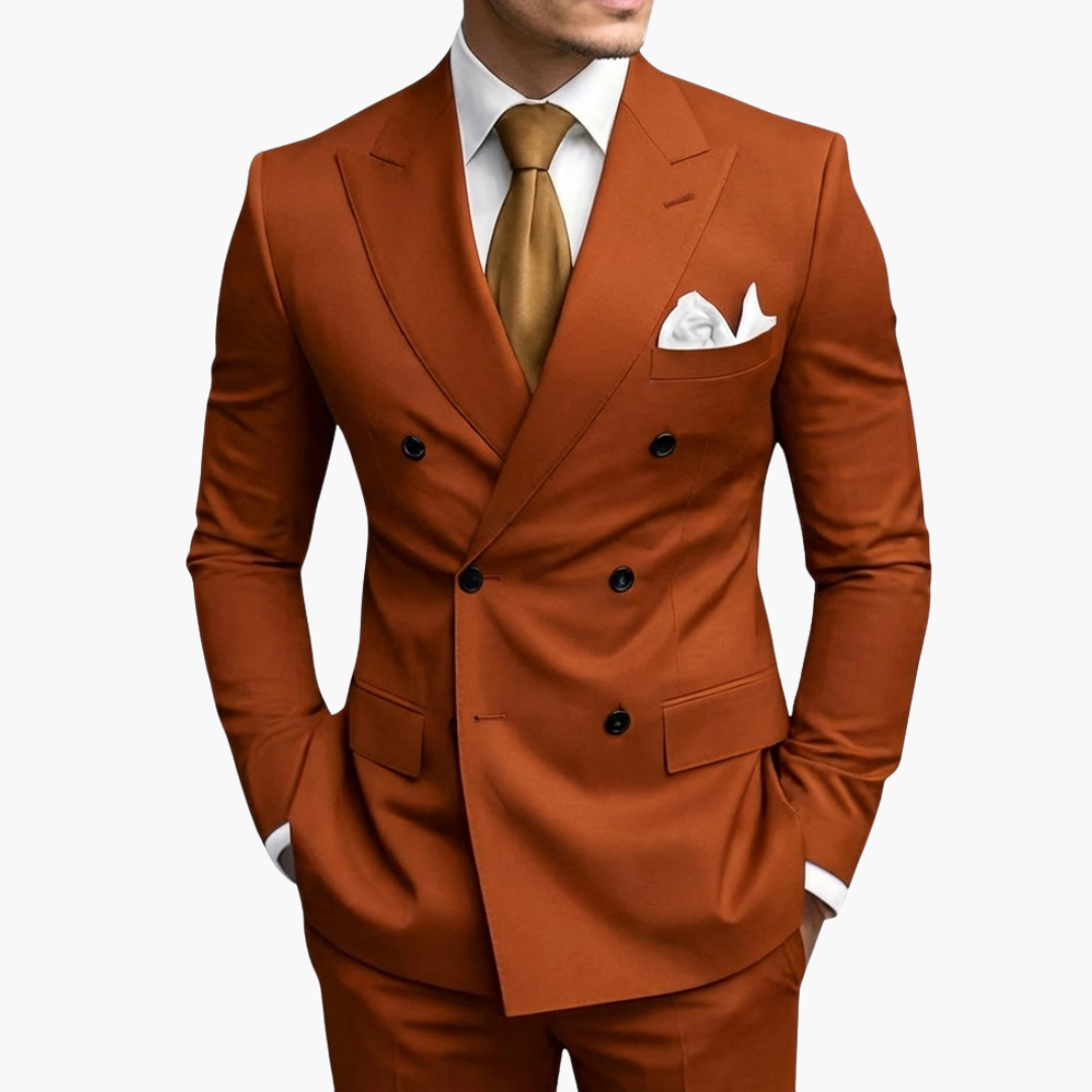 Casper | Herren Zweireiher Business Anzug - Black - Image 17