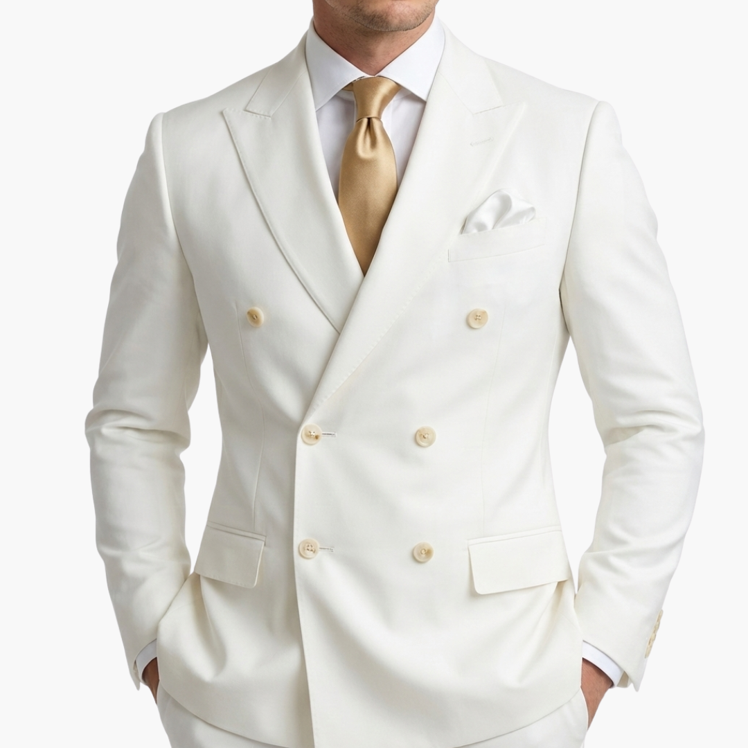 Casper | Herren Zweireiher Business Anzug - Black - Image 20