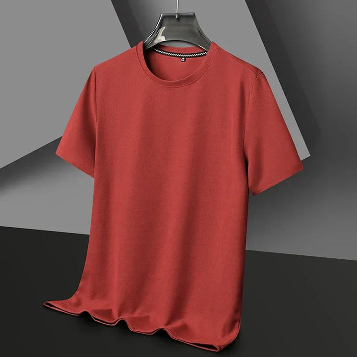 Caspian | Herren Rundhals Kurzarm T-Shirt - Brown - Image 4