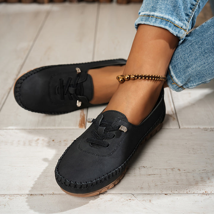 Cordania | Damen Komfort Schnür Loafer - Pink - Image 14