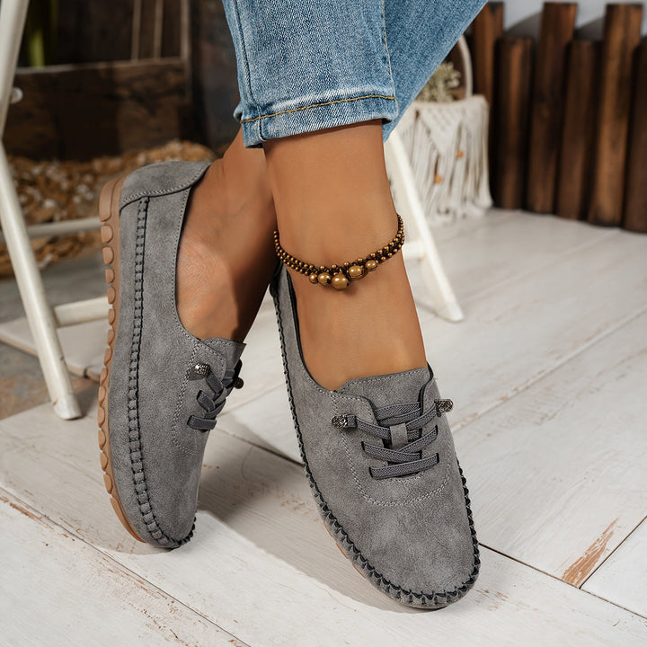 Cordania | Damen Komfort Schnür Loafer - Pink - Image 7
