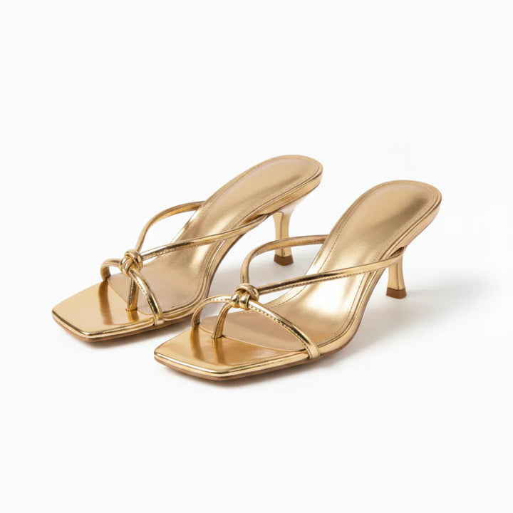 Cordiana | Damen Riemchensandaletten mit Blockabsatz - White - Image 4