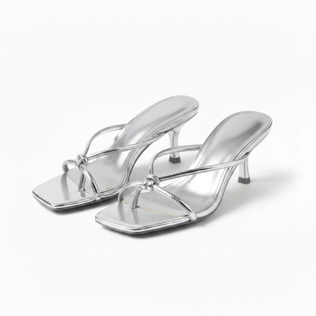 Cordiana | Damen Riemchensandaletten mit Blockabsatz - White - Image 8