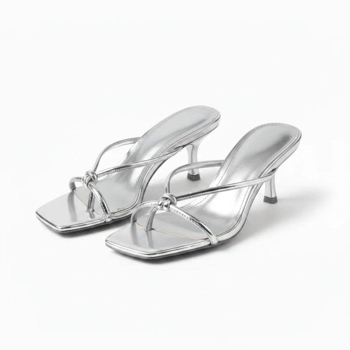 Cordiana | Damen Riemchensandaletten mit Blockabsatz - White - Image 8