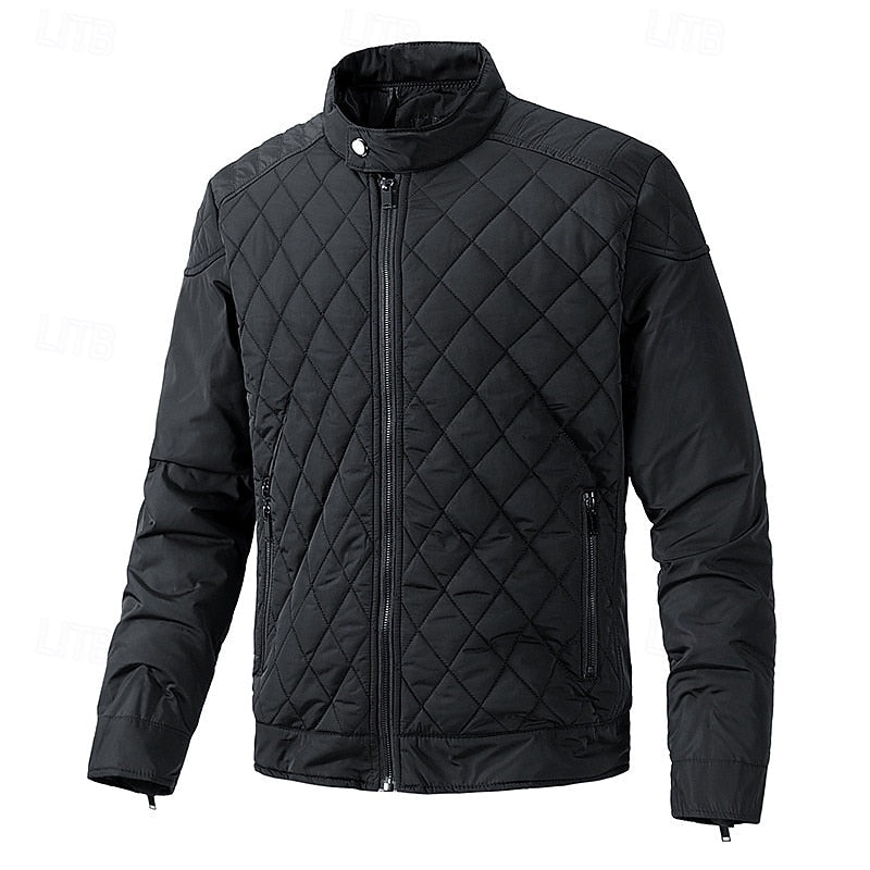 Corvald | Herren Steppjacke mit Stehkragen - Black - Image 1