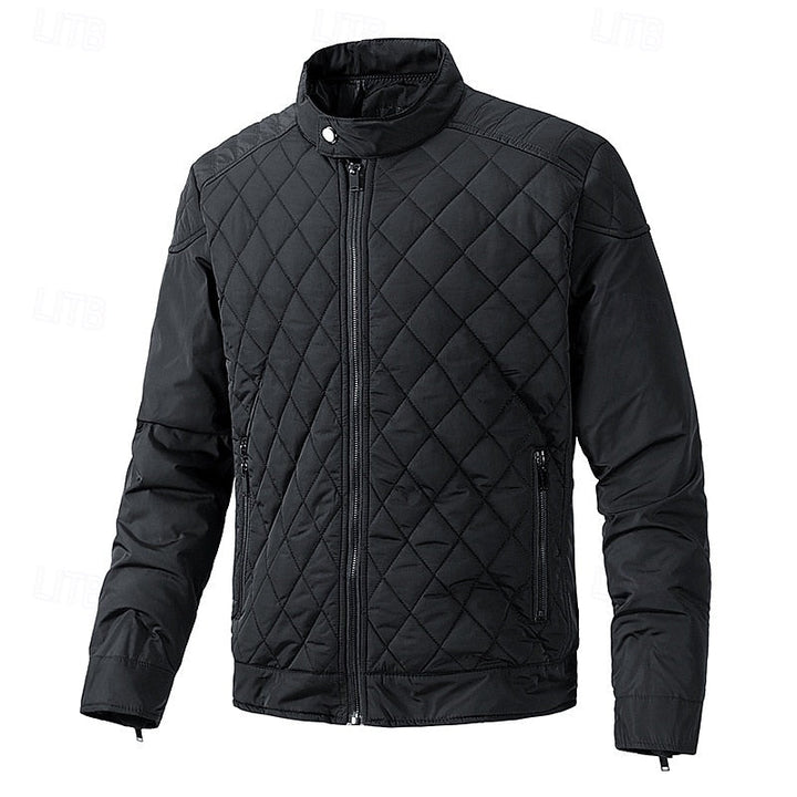 Corvald | Herren Steppjacke mit Stehkragen - Black - Image 1