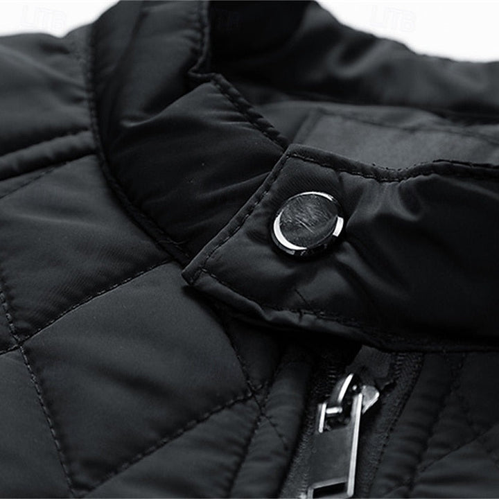 Corvald | Herren Steppjacke mit Stehkragen - Black - Image 10