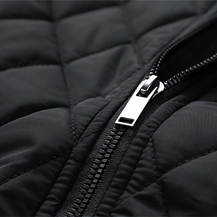 Corvald | Herren Steppjacke mit Stehkragen - Black - Image 11