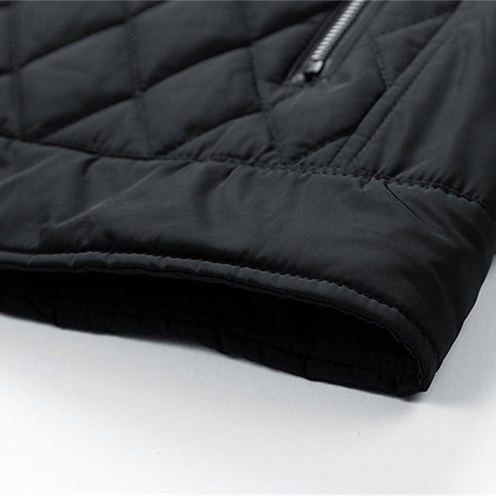Corvald | Herren Steppjacke mit Stehkragen - Black - Image 12